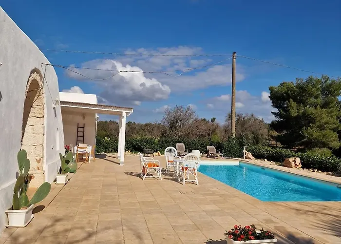 Villa Trullo La Cicala Bianca With Private Swimmingpool San Michele Salentino